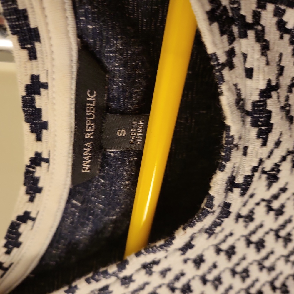 Navy Geometric Tank - Picture 2 of 4